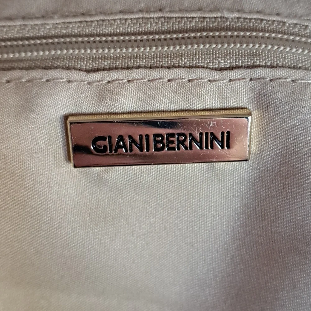 Giani Bernini Pink Faux Ostrich Handbag - Picture 9 of 13
